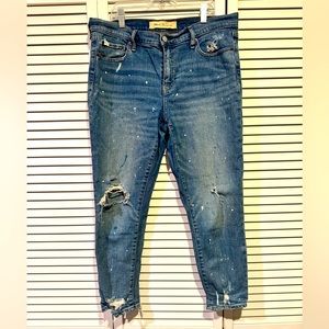 Gap Best Girlfriend Painted Denim
